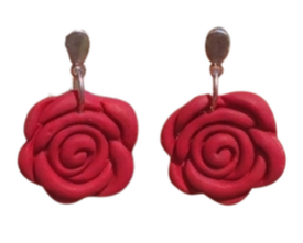 Pendientes Rosa